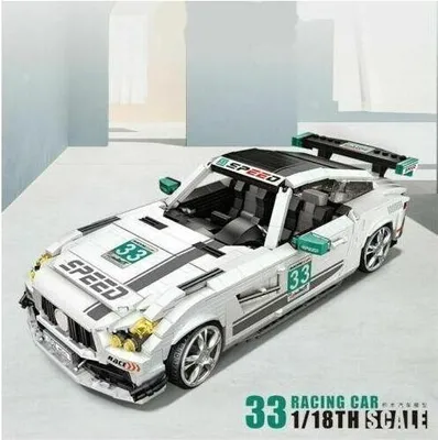 Produktbild von Super Sportscar Klemmbaustein-Set mit 1128 Teilen, Mini