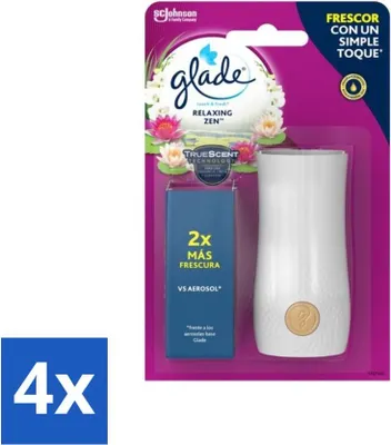 Obrázek produktu pro Glade - Touch & Fresh - Relaxing Zen - 10 ml - hodnotné balení - 4 kusy