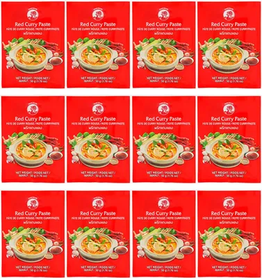 Produktbild von Cock Rote Currypaste 12x50g