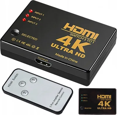 Obrázok produktu pre Verk 13137 HDMI Prepínač s diaľkovým ovládaním