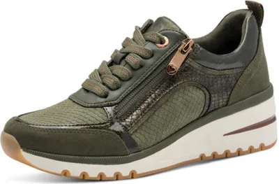 Produktbild von MARCO TOZZI Damen Wedge Sneaker mit, Khaki (Khaki Comb), 40 EU