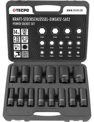 Productafbeelding van Kraft set sleutels, 1/2", metrische maten 10-32 mm