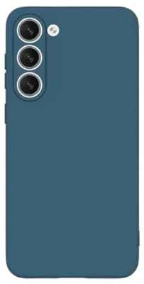 Productafbeelding van Siliconen Hoesje Voor Samsung S23+ S916, Blauw/Blauw