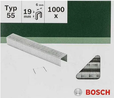 Produktbild von Bosch  Klammern Typ 55 - 6 x 1.08 x 19 mm 1000 Stk.2609255828