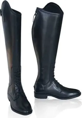 Image de Bottes d'équitation Lexhis noires, taille 42 / Short noir, taille 42