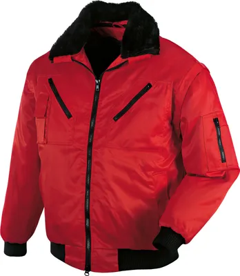Produktbild von Pilotenjacke 4 in 1-Funktion rot Größe XL