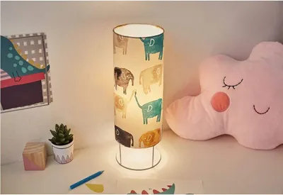 Image de Paulmann Pauleen Lampe de table pour enfants Cute Elephant Lampe de table éléphants max. 20W E14 sans ampoule avec interrupteur