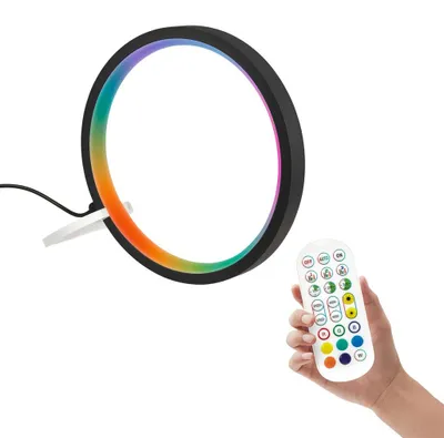 Obrázok produktu pre LED stolová lampa LED stolová lampa stmievateľná diaľkové ovládanie RGBIC hudobná funkcia