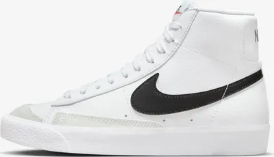 Produktbild von Nike Blazer Mid '77 "White Black" Schwarz/Weiß, Größe: 35,5