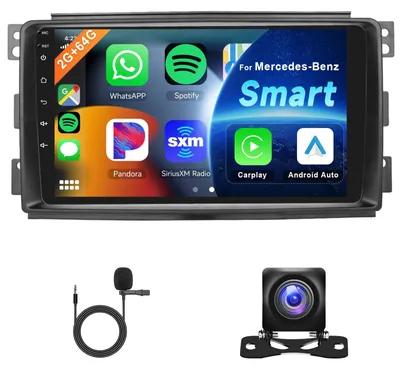 Obrázok produktu pre Android autorádio pre modely Mercedes Benz, Smart Fortwo W451 (ročníky 2005-2010) s bezdrôtovým systémom CarPlay