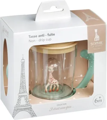Zdjęcie produktu dla Kubek Niekapek Sophie la Girafe, Ergonomiczny, Bez , Kompatybilny z Zmywarką