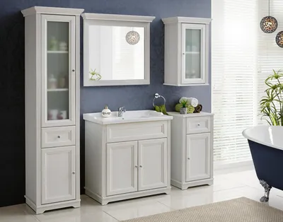 Produktbild von Design Badezimmer Möbel Bad 5 tlg. Set Garnitur Schrank Waschbecken Holz