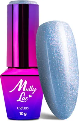 Obrázek produktu pro MollyLac Mermaid Whispers Blue Amber Hybrid-Nagellack, 10 g, č. 592
