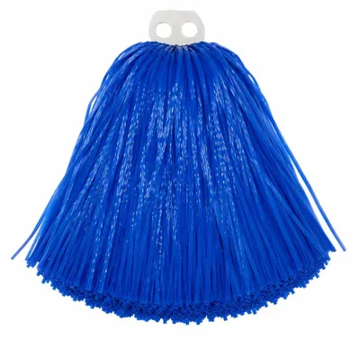 Produktbild von Cheerleader Pompon mit Ringgriff | Farbwahl Farbe: Blau