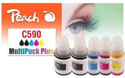 Produktbild von Peach Patrone Canon CISS GI-590 MultiPack Plus remanufactured