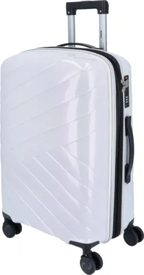 Produktbild von DYX 4 Rollen Koffer M 67 cm Dubai weiß : weiß Farbe vom Hersteller: weiß