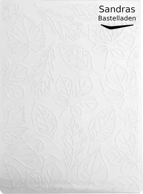 Produktbild von Sandras Embossing-Prägefolder/ -schablone 10,8x15cm Blätter