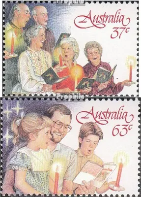Produktbild von Briefmarken Australien 1987 Mi 1067-1071 Fünferstreifen, 1072-1073 (kompl.Ausg.) postfrisch Weihnachten