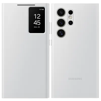 Image de Étui portefeuille Samsung Smart S View Galaxy S24 Ultra - blanc