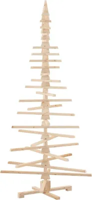 Imagen del producto de vidaXL Árbol de Navidad de madera para decorar, 210 cm, madera maciza de pino