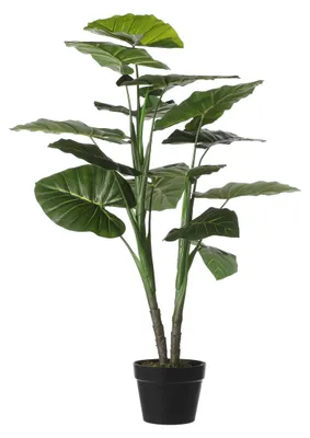 Obrázek produktu pro Slídové dekorace Umělá rostlina Taro - H100 x Ø70 cm
