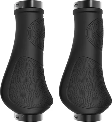 Produktbild von 1 Paar Fahrradlenkergriffe, rutschfeste Gummi-Universal-MTB-Lenkergriffabdeckung, Ersatz-Fahrradzubehör