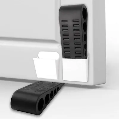 Productafbeelding van Ibenzoa® 2-delige set deurstopper – antislip & krasbestendig, zelfklevend, geen boren nodig, flexibel, geschikt voor alle vloertypes, veilige fixatie en minder deurgeruis