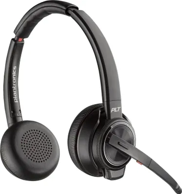 Produktbild von HP Poly Savi 8220 UC DECT 1880-1900 MHz USB-A-Headset,  für Microsoft Teams, Kabelgebunden, 20 - 20000 Hz, Büro/Callcenter, 160 g, Kopfhörer, Schwarz