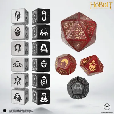 Produktbild von Q Workshop | Ember Hearth | The Hobbit TCG Dice Set