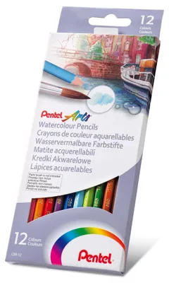 Image de Crayons artistiques Pentel, aquarellables