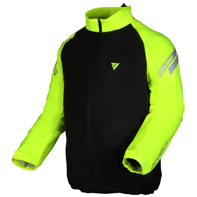 Image de Modeka Flex Dry veste de pluie noir/jaune fluo S