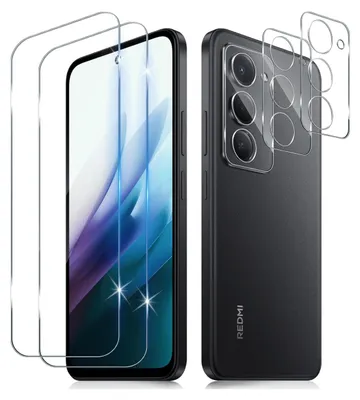 Produktbild von 2X Schutzglas für Xiaomi Redmi 15 4G / 5G Panzerfolie Display Kamera Screen 9H