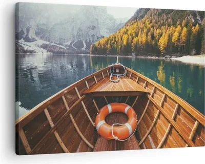Produktbild von Bild auf Leinwand - Leinwandbild - Einteilig - £ódŸ Berge Kajak - 70x50cm - Wand Bild - Wanddeko - Wandbilder - Leinwanddruck - Bilder - Wanddekoration - Leinwand bilder - Wandbild - AA70x50-4981