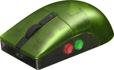 Produktbild von 8Bitdo Retro R8 Xbox Edition – kabellose Maus, 26.000 DPI, grün, mit Ladestation