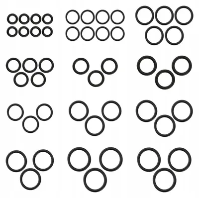 Produktbild von Satz O-Ringe aus Gummi 50 Stück ölbeständig universal