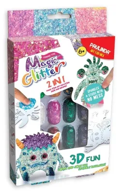 Imagen del producto de Kit creativo Strigo Magic Glitter: Criatura 3D