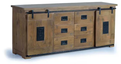 Immagine prodotto di Credenza Jupiter in legno di mango, 80 cm x 190 cm x 45 cm Giner y Colomer