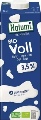 Produktbild von Hafer-Soja-Getränk 3,5% Ohne Zuckerzusatz  1 L - Natumi