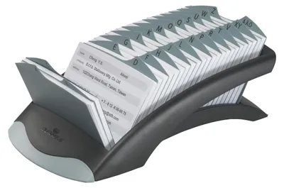 Productafbeelding van DURABLE Adreskaartenhouder TELINDEX® DESK VEGAS, 241201, Zwart