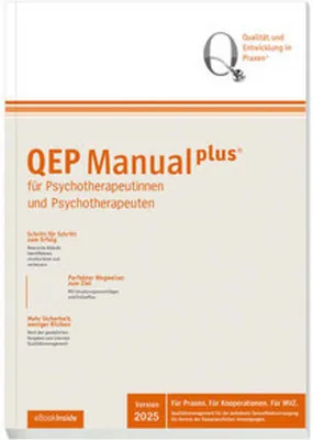 Produktbild von QEP-Manualplus® für Psychotherapeutinnen und Psychotherapeuten