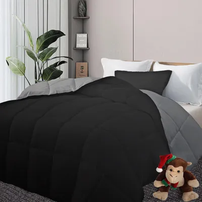 Image de Housse de lit XSIZE, en microfibre légère, respirante, 1 pièce, pour toute l'année