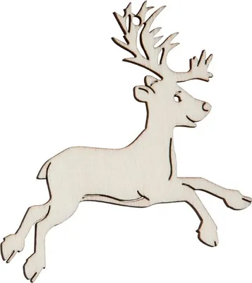 Produktbild von Fensterbild: Hirsch, springend