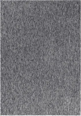 Produktbild von Kurzflor Teppich Neva rechteckig, Farbe: Grau, Größe:140x200 cm