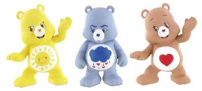 Produktbild von Comansi Glücksbärchis Sammelfiguren 3er Set Schmusebärchi Brummbärchi Sonnenscheinbärchi