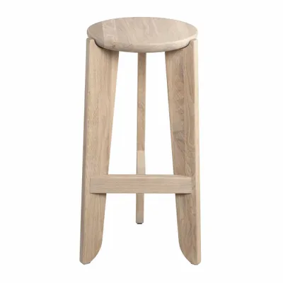 Obrázek produktu pro Blomus Barová stolička Eli Shade Wood, stolička, dub, bílá, matná, 41 x 41 x 75 cm, 66513