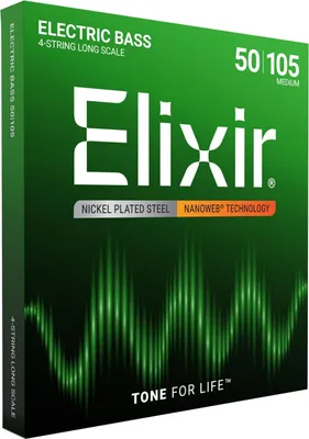 Obrázek produktu pro Elixir Strings 14102, Kytara, Ocel, Basový, 4 kusů