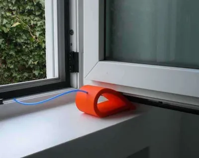 Produktbild von Türstopper Fensterstopper Türkeil House Mouse® ARTIKEL-Design rotorange