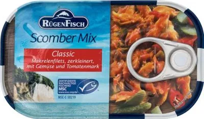 Produktbild von Rügen Fisch Scomber Mix 120g