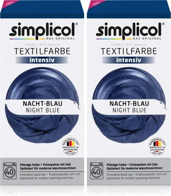 Produktbild von Simplicol Textilfarbe intensiv Nacht-Blau 150g