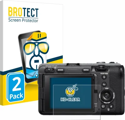 Produktbild von 2x Für Sony FX3 Schutzfolie BROTECT Displayschutz Display Schutz Folie Klar Transparent